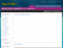 Tablet Screenshot of mayasfurniture.ca